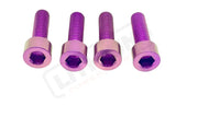 TS Titanium Caliper Bolt Kit (20mm Bolts) - Purple / Caliper Only (4 Pieces -- 2 Calipers) - Titanium Bolts