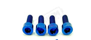 TS Titanium Caliper Bolt Kit (30mm bolts) - Blue / Caliper + Brake Bolts (6 Pieces) - Titanium Bolts