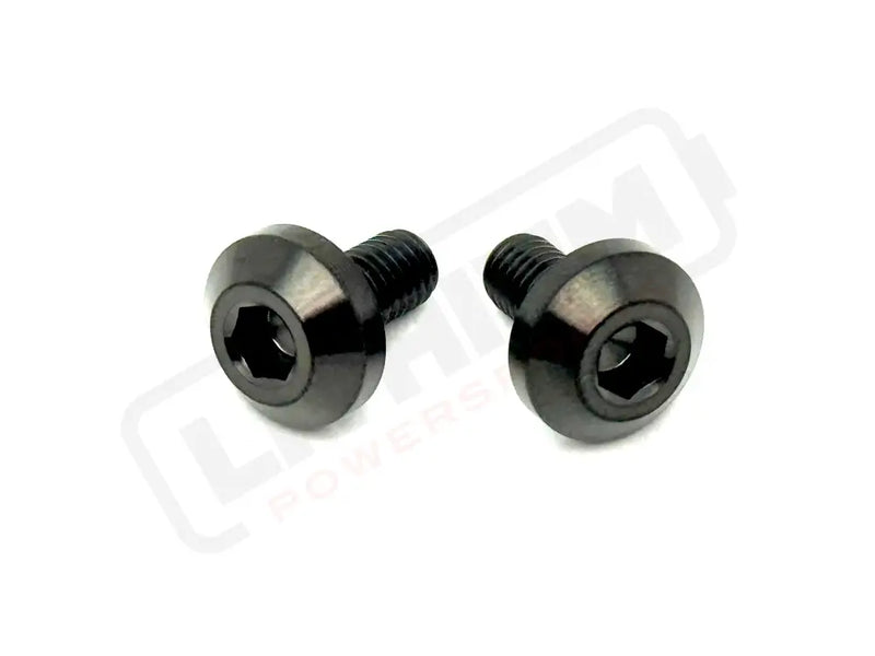 TS Titanium Chain Guard/ Mud Guard Bolts (Set of Six) E-Ride Pro - Black / Pro S - 2.0 - SR - Titanium Bolts
