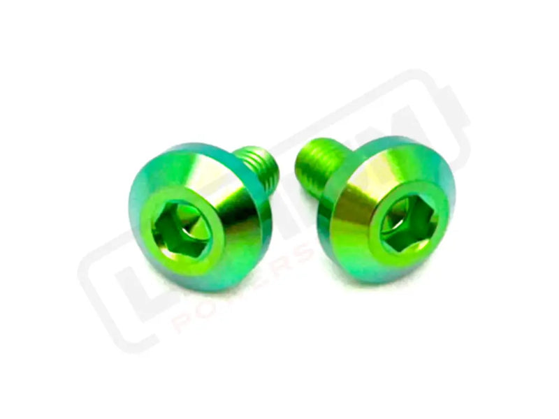 TS Titanium Chain Guard/ Mud Guard Bolts (Set of Six) E-Ride Pro - Green / Pro S - 2.0 - SR - Titanium Bolts