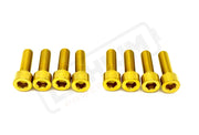 TS Titanium Direct Mount Stem Bolt Kit - Gold - Titanium Bolts