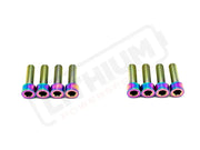 TS Titanium Direct Mount Stem Bolt Kit - Rainbow - Titanium Bolts