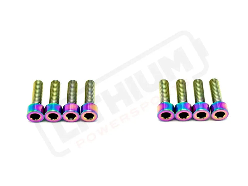TS Titanium Direct Mount Stem Bolt Kit - Rainbow - Titanium Bolts