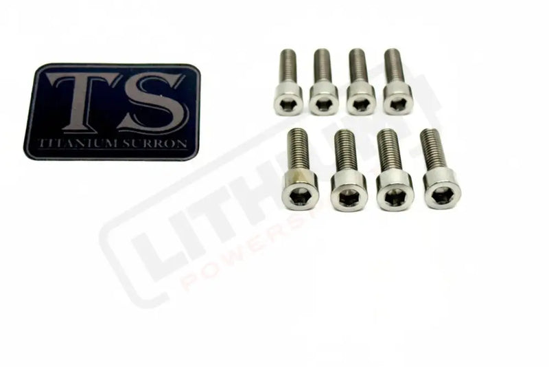 TS Titanium Direct Mount Stem Bolt Kit - Raw Titanium (Silver) - Titanium Bolts