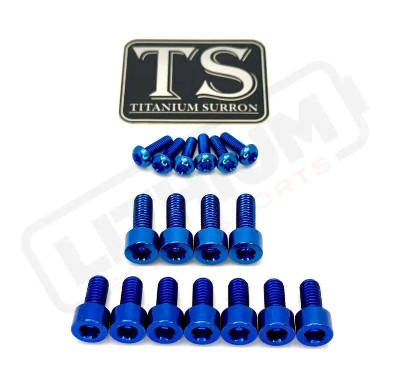 TS Titanium EXT Ferro Fork 11/17 Piece Bolt Kits - Titanium Bolts