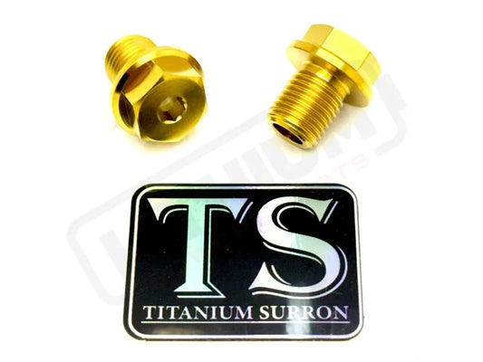 TS Titanium FastAce Fork Axle Bolts. ALX13RC (2.0) and AXH12RV (3.0) - Titanium Bolts