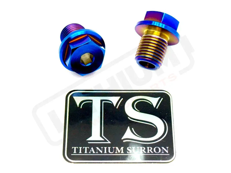 TS Titanium FastAce Fork Axle Bolts. ALX13RC (2.0) and AXH12RV (3.0) - Lithium Powersports