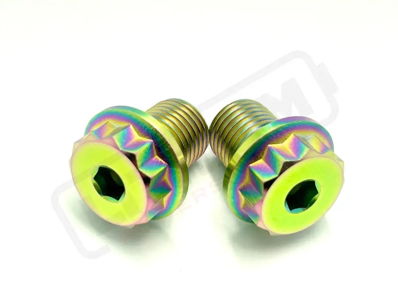 TS Titanium FastAce Fork Axle Bolts. ALX13RC (2.0) and AXH12RV (3.0) - Lithium Powersports