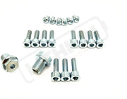 TS Titanium FastAce Fork Bolt Kits ALX13RC (2.0) and AHX12RV (3.0) - Silver (raw) / ALX13RC (2.0) / With Axle-end Bolts