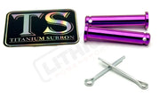 TS Titanium Foot Peg Pins - Surron, Talaria, Segway, 79 Bike, Rerode, E - Ride Pro - Lithium Powersports