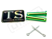 TS Titanium Foot Peg Pins - Surron, Talaria, Segway, 79 Bike, Rerode, E - Ride Pro - Lithium Powersports