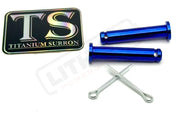 TS Titanium Foot Peg Pins - Surron, Talaria, Segway, 79 Bike, Rerode, E - Ride Pro - Lithium Powersports