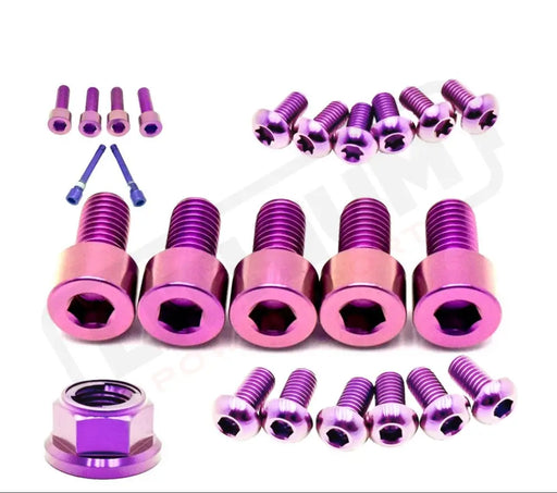 TS Titanium Front and Rear Wheel Bolt Kit - Lithium Powersports