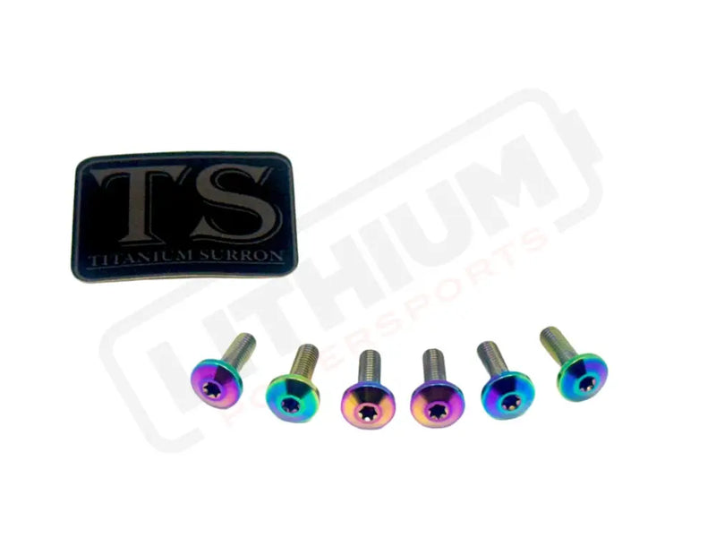 TS Titanium Front Rotor Bolts - Altis Sigma Rainbow Front Rotor Screws Altis