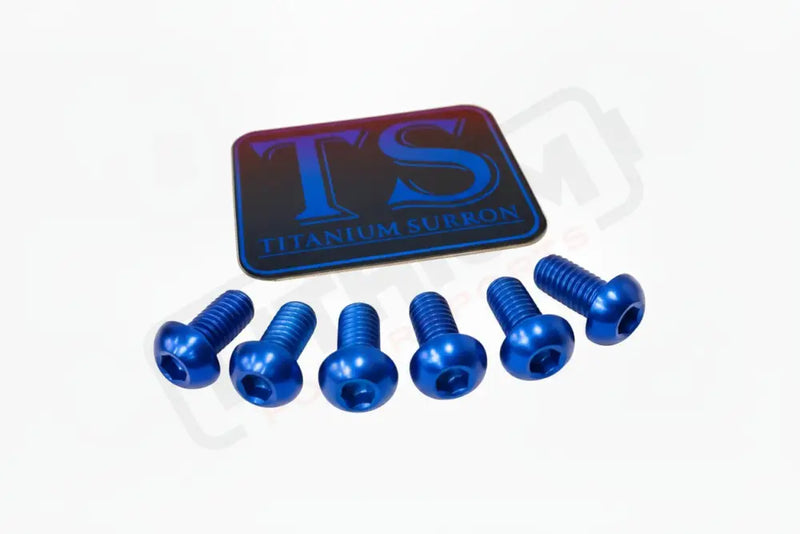 TS Titanium Front Rotor Bolts - E-Moto - Blue / 2. Surron Ultra Bee - Titanium Bolts