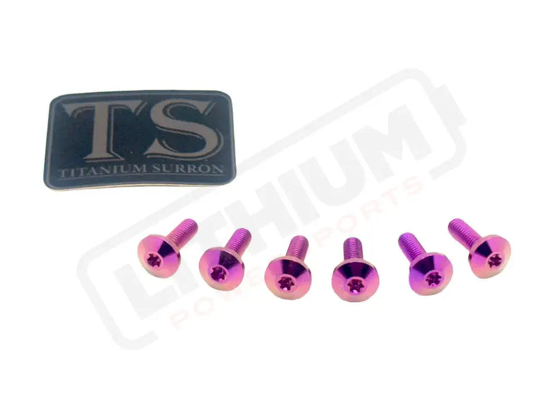 TS Titanium Front Rotor Bolts - E-Moto - Purple / 4. Altis Sigma 2024 & 2025 (M5x16mm) - Titanium Bolts