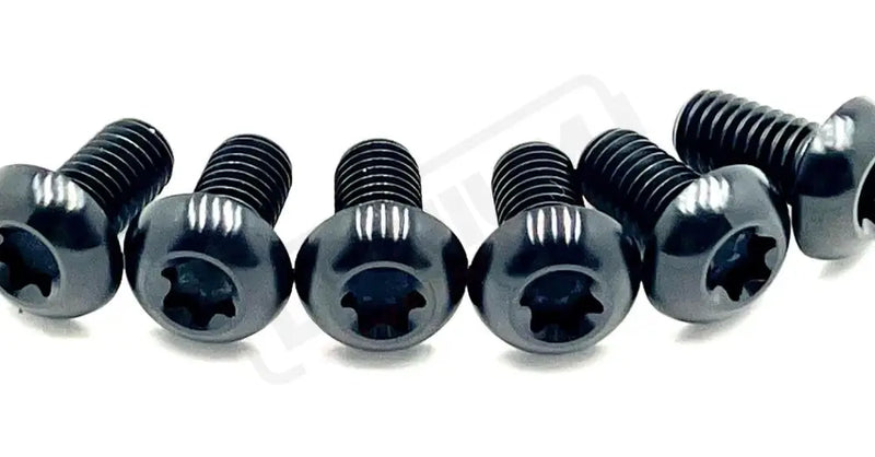 TS Titanium Front Rotor Bolts - E-Moto Front Rotor Screws M5x10mm