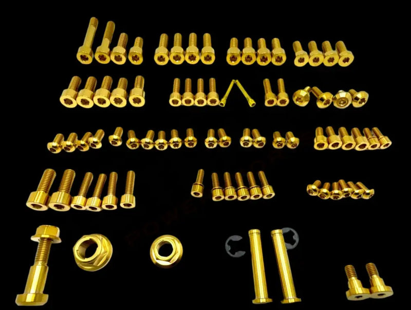 TS Titanium Full Body Kit - Altis Sigma Gold Altis Titanium Bolt Kits