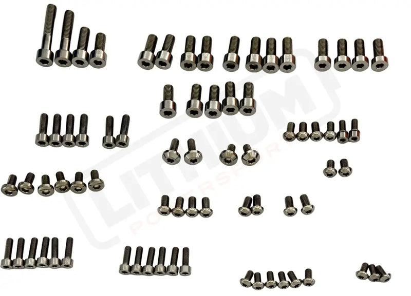 TS Titanium Full Body Kit - Talaria XXX - Silver - Titanium Bolts