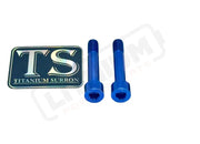 TS Titanium Hardware for EMoto Worx Shift Lock (LBX XXX ERP Ultra Bee) Blue / LBX-XXX-E-Ride Pro Foot lock hardware