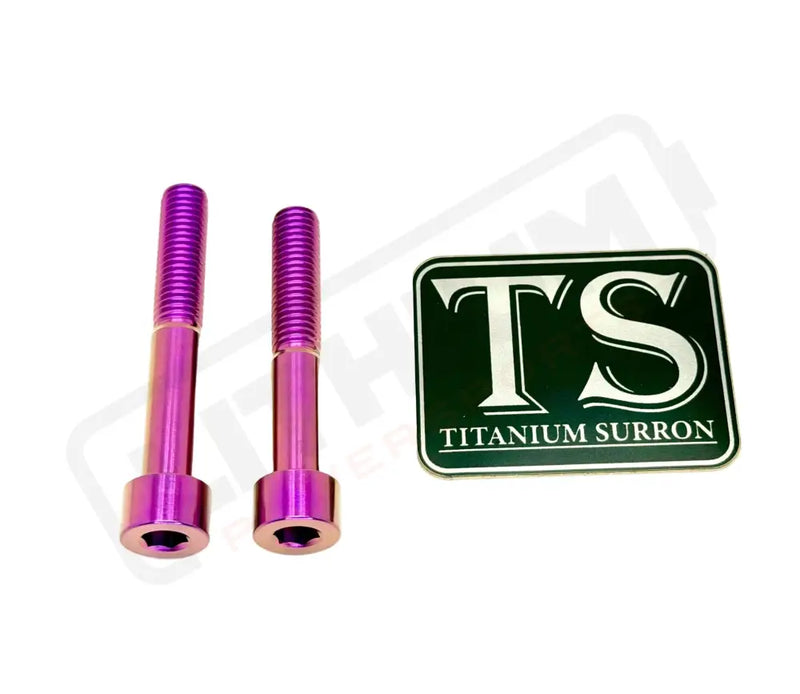TS Titanium Hardware for EMoto Worx Shift Lock (LBX XXX ERP Ultra Bee) - Purple / LBX - XXX - E-Ride Pro - Titanium