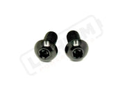 TS Titanium Ignition Cover Bolts Talaria MX3/MX4/XXX - Black / MX3/ MX4/ MX5 (set of 2) - Titanium Bolts
