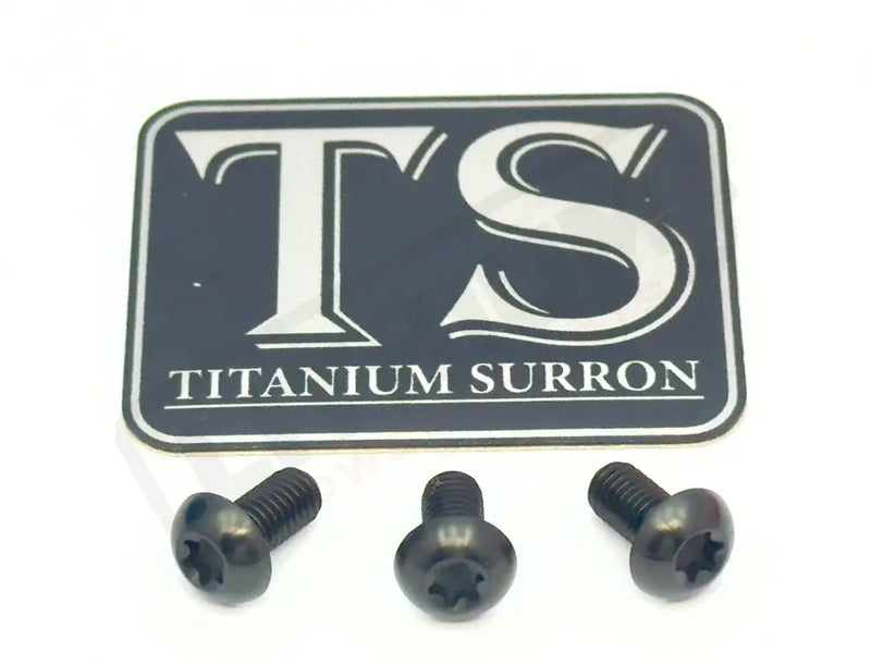 TS Titanium Ignition Cover Bolts Talaria MX3/MX4/XXX - Black / XXX (set of 3) - Titanium Bolts