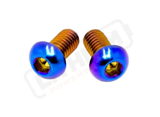 TS Titanium Ignition Cover Bolts Talaria MX3/MX4/XXX - Burnt Blue / MX3/ MX4/ MX5 (set of 2) - Titanium Bolts