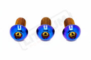 TS Titanium Ignition Cover Bolts Talaria MX3/MX4/XXX - Burnt Blue / XXX (set of 3) - Titanium Bolts
