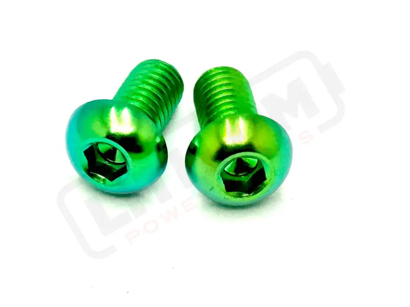 TS Titanium Ignition Cover Bolts Talaria MX3/MX4/XXX - Green / MX3/ MX4/ MX5 (set of 2) - Titanium Bolts
