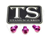 TS Titanium Ignition Cover Bolts Talaria MX3/MX4/XXX - Purple / XXX (set of 3) - Titanium Bolts