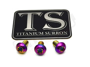 TS Titanium Ignition Cover Bolts Talaria MX3/MX4/XXX Rainbow / XXX (set of 3) Ignition Cover Bolts