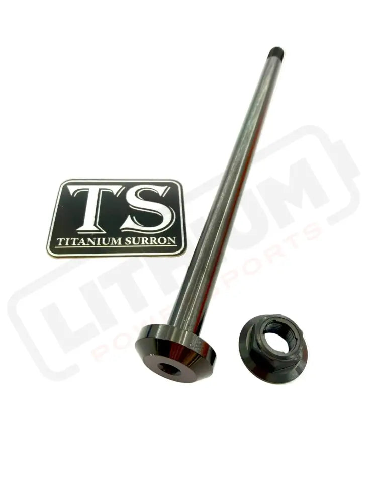 TS Titanium Jackshaft Bolt M10 - E-Ride Pro S and Pro SS 2.0 - Black / SR - 3.0 - Late model 2.0 (M12) - Titanium Bolts