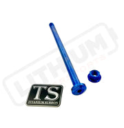 TS Titanium Jackshaft Bolt M10 - E-Ride Pro S and Pro SS 2.0 - Blue / SR - 3.0 - Late model 2.0 (M12) - Titanium Bolts