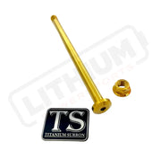 TS Titanium Jackshaft Bolt M10 - E-Ride Pro S and Pro SS 2.0 - Gold / SR - 3.0 - Late model 2.0 (M12) - Titanium Bolts