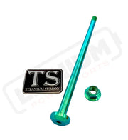 TS Titanium Jackshaft Bolt M10 - E-Ride Pro S and Pro SS 2.0 - Green / 2.0 (Early model M10) - Titanium Bolts