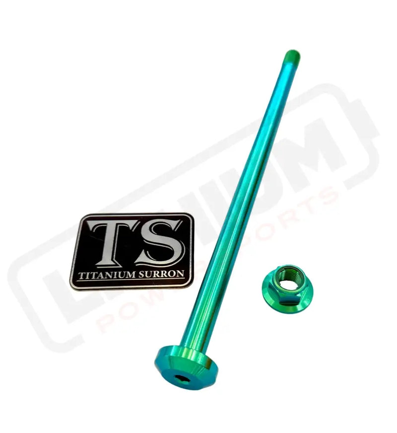 TS Titanium Jackshaft Bolt M10 - E-Ride Pro S and Pro SS 2.0 - Green / 2.0 (Early model M10) - Titanium Bolts