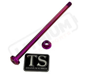 TS Titanium Jackshaft Bolt M10 - Surron LBS LBX Segway X160 X260 - Purple - Titanium Bolts
