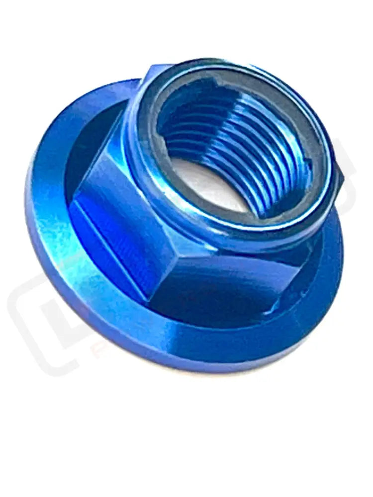 TS Titanium Jackshaft Nut for Surron Segway E-Ride Pro - Blue / Surron LBX/ Segway/ E-Ride Pro S/ 2.0 (M10) - Titanium