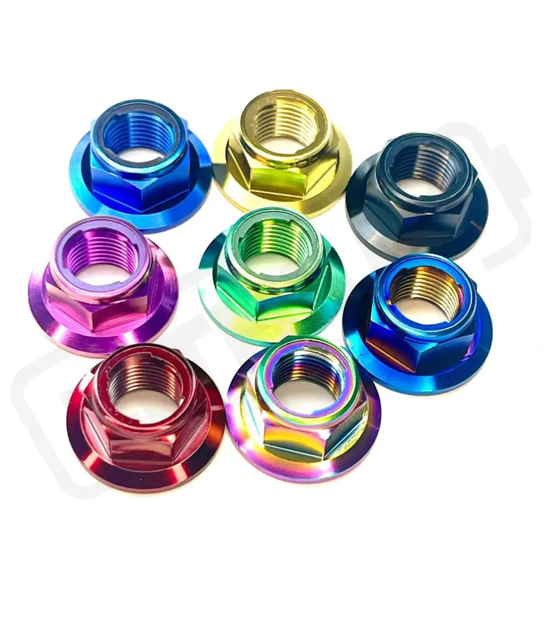 TS Titanium Jackshaft Nut for Surron Segway E-Ride Pro - Titanium Bolts