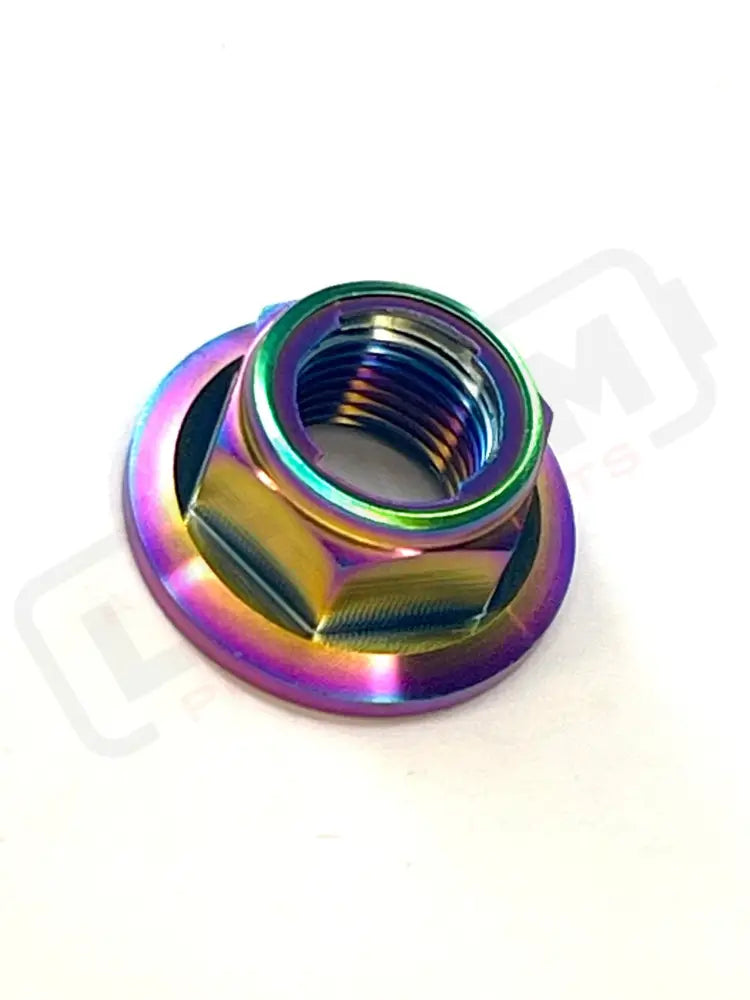 TS Titanium Jackshaft Nut for Surron Segway E-Ride Pro - Rainbow / Surron LBX/ Segway/ E-Ride Pro S/ 2.0 (M10)