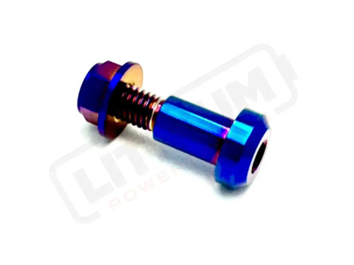 TS Titanium Kickstand Bolt/ Nut Set- Talaria - Burnt Blue - Titanium Bolts