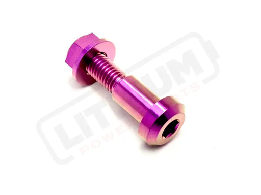 TS Titanium Kickstand Bolt/ Nut Set- Talaria - Purple - Titanium Bolts