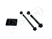 TS Titanium Linkage / Rear Shock Mount Kit for Altis Sigma - Black / Triangle/ Linkage Hardware Only (4 Pieces 2 bolts