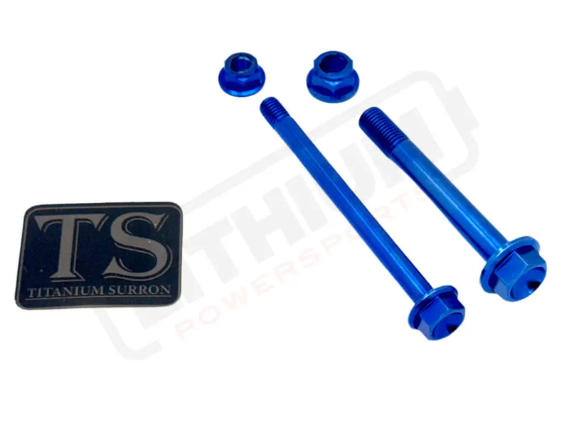 TS Titanium Linkage / Rear Shock Mount Kit for Altis Sigma - Blue / Triangle/ Linkage Hardware Only (4 Pieces 2 bolts 2
