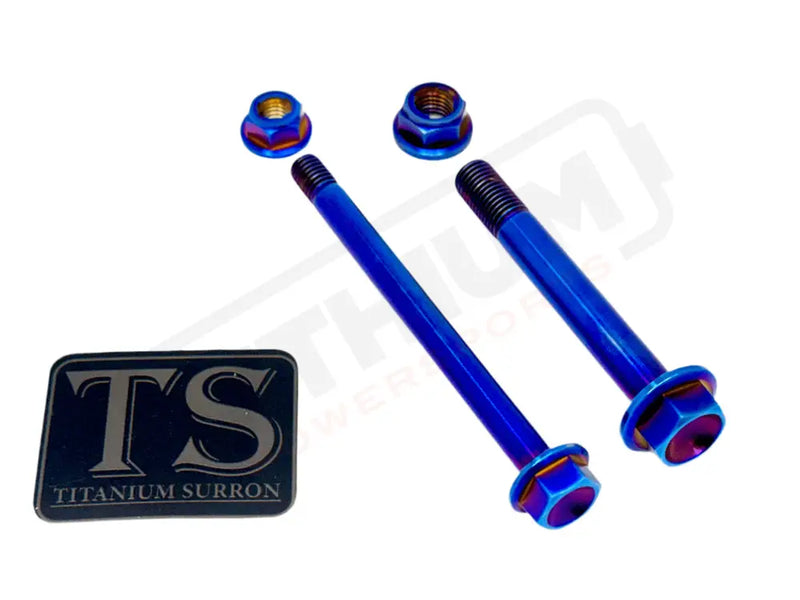 TS Titanium Linkage / Rear Shock Mount Kit for Altis Sigma - Burnt Blue / Triangle/ Linkage Hardware Only (4 Pieces 2