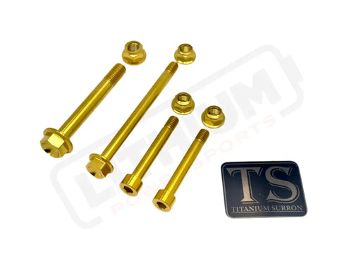 TS Titanium Linkage / Rear Shock Mount Kit for Altis Sigma Gold / Full 8 Piece Kits (4 bolts 4 nuts) Altis Suspension/
