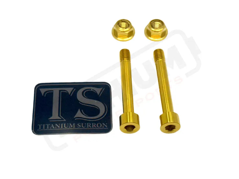 TS Titanium Linkage / Rear Shock Mount Kit for Altis Sigma - Gold / Shock Mount Hardware Only (4 pieces- 2 bolts 2