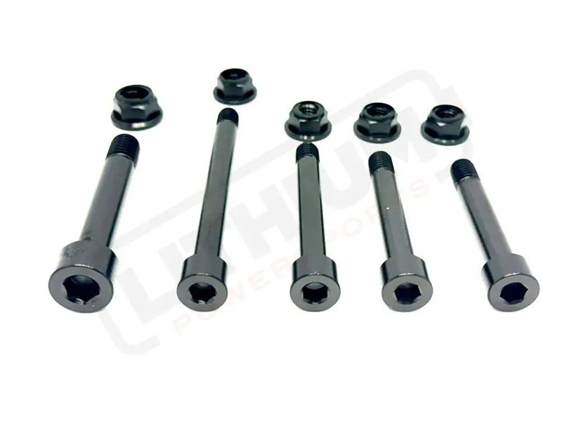 TS Titanium Linkage / Rear Shock Mount Kit for Talaria MX3/ MX4 - Black - Titanium Bolts