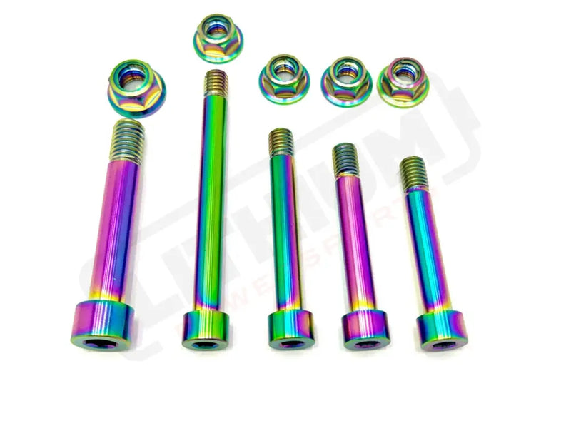 TS Titanium Linkage / Rear Shock Mount Kit for Talaria MX3/ MX4 - Titanium Bolts